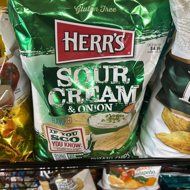 Sour Cream & Onion Chip.