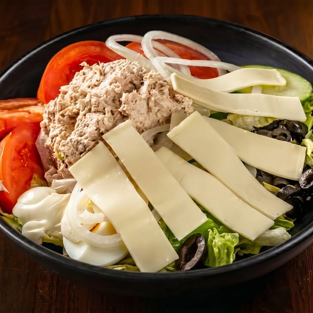 Tuna & Cheese Salad.